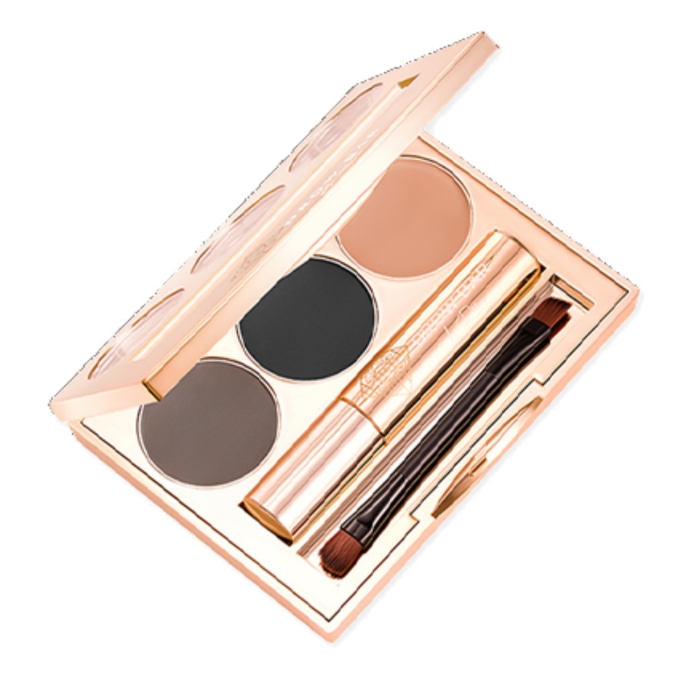 True Glam Brow Makeover Kit by Reema Dark NEW